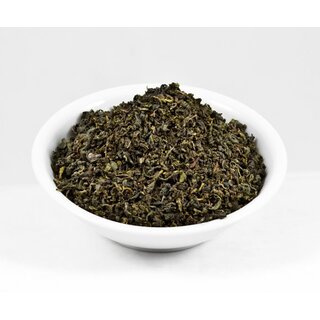 Gunpowder Certified organic 100g strong green tea rolled, smoky strong aroma