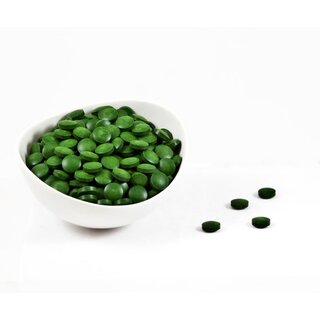 BIO Chlorella Mikroalgen Presslinge Rohkostqualitt, vegan