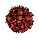 Organic rose hip peels cut from South America